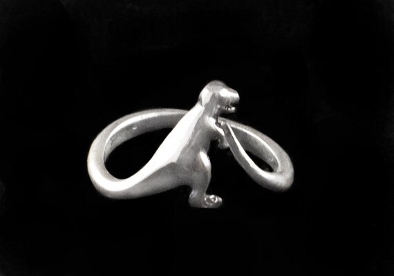 T-Rex Sterling Silver Ring