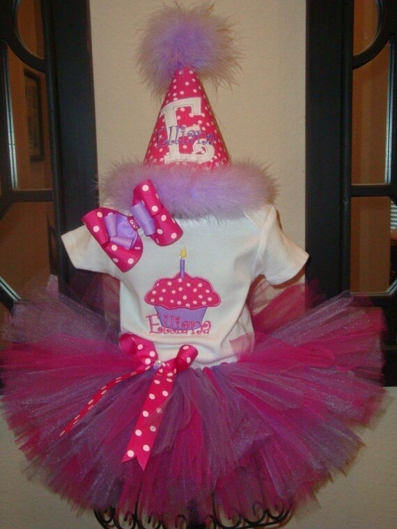 Hottie Polka Dottie Birthday Tutu Set