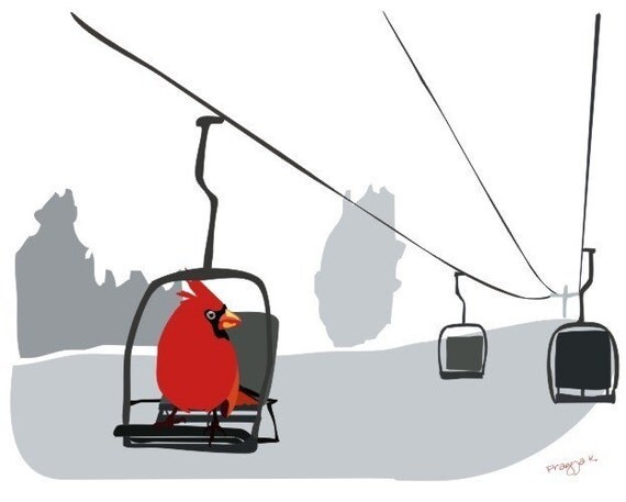 Bird print - Secret Rendezvous -  Limited edition (6/50)