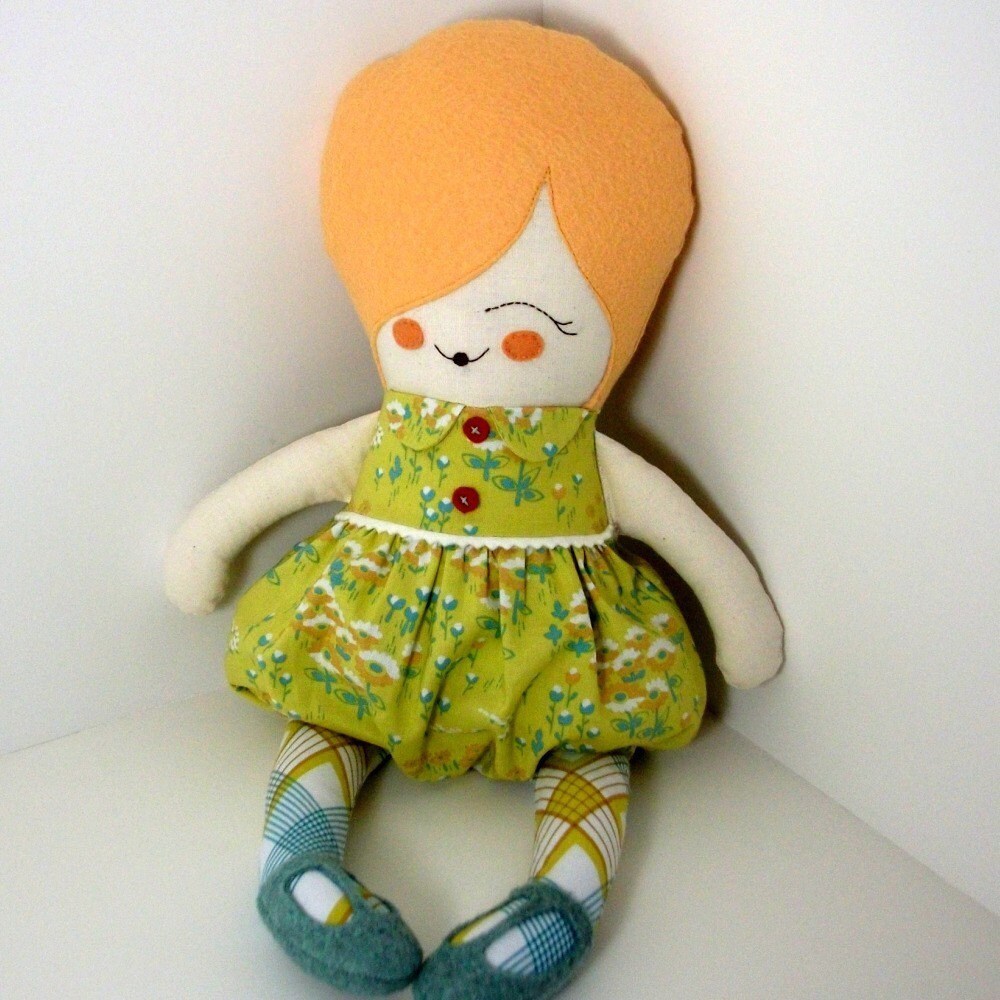 Ellie - handmade cloth doll