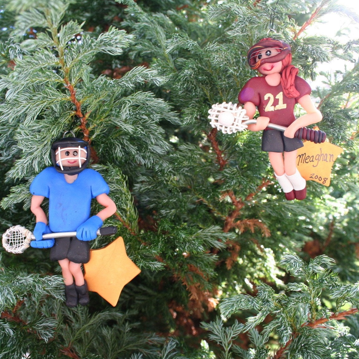 Lacrosse Boy or Girl Ornament