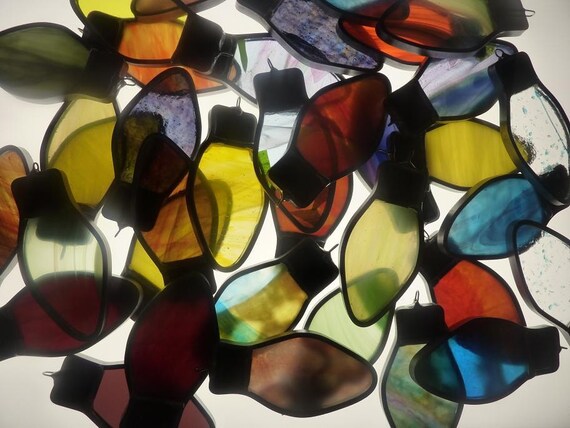 Stained Glass Holiday Lights