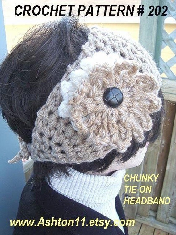 Head Huggers: Crochet Pattern: Crochet Headband