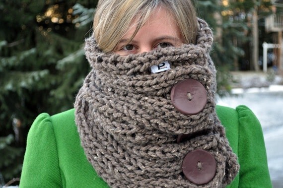 Custom Order for Brigitte: Cozy Cocoa Cowl