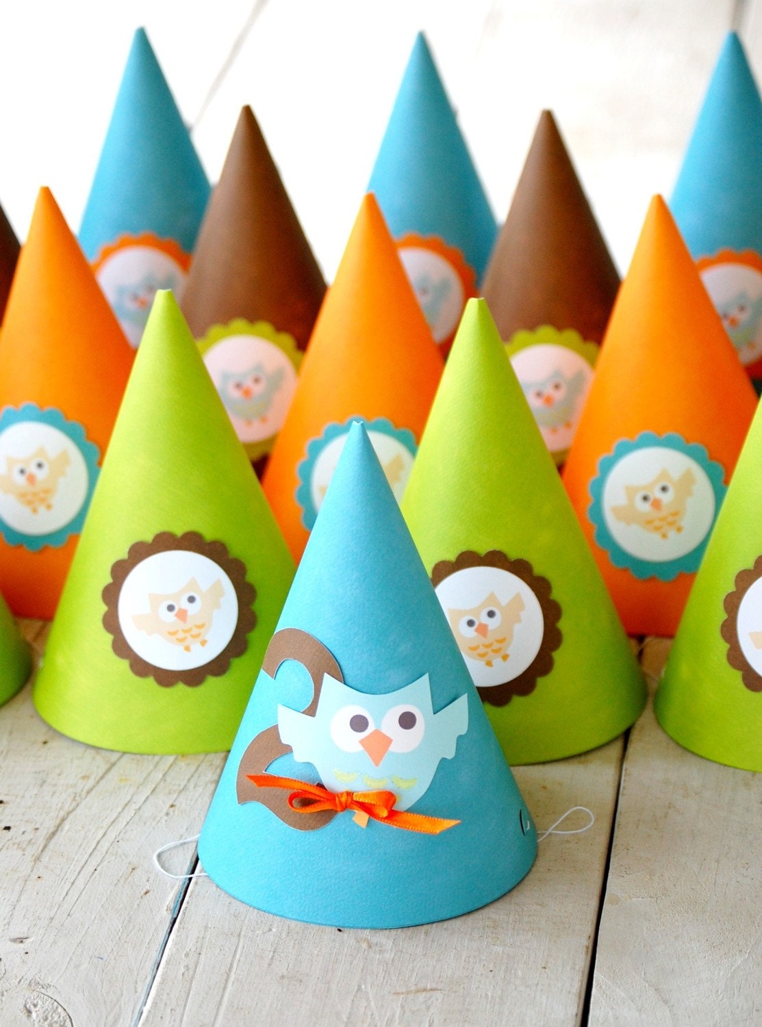 The OWL Collection - Custom Party Hats from Mary Had a Little Party