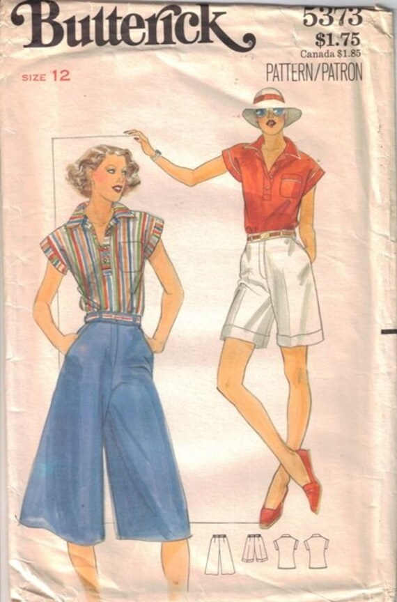 Culotte Pattern Bermuda Shorts