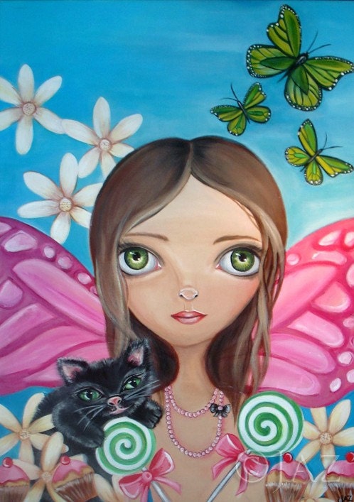 ART PRINT - Xenia Fairy - by Jaz - 8x10
