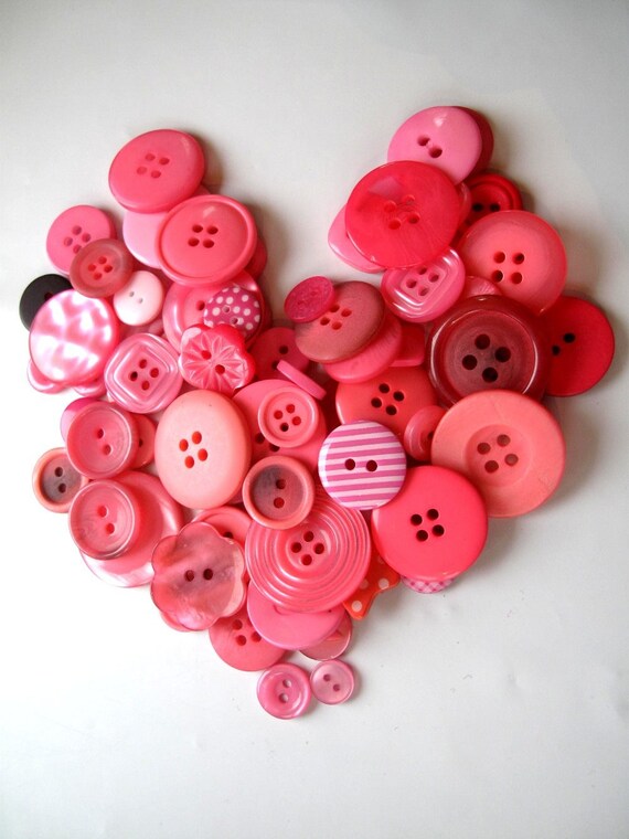 Buttons Passion PINKS - 50g or 2oz