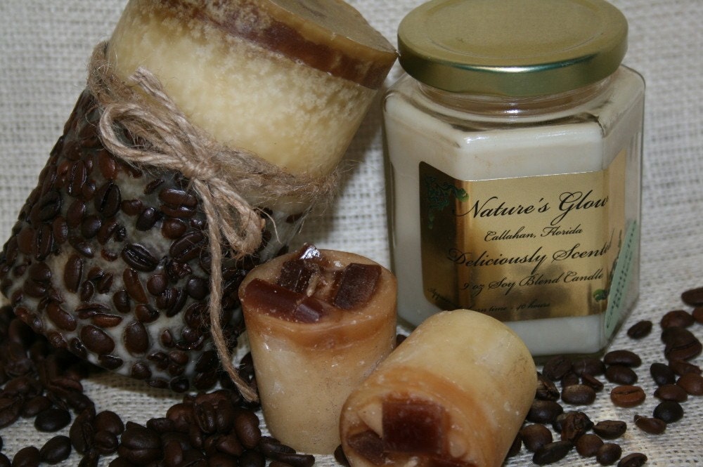 Cappuccino Brulee Pillar - Votives - Jar Candle Collection