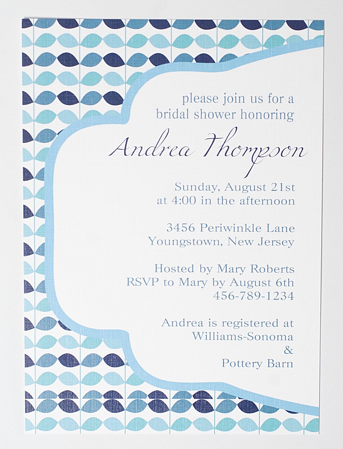 Luxury, Baby Shower Boxed Invitation Lollipop - BLUE MONDAYS