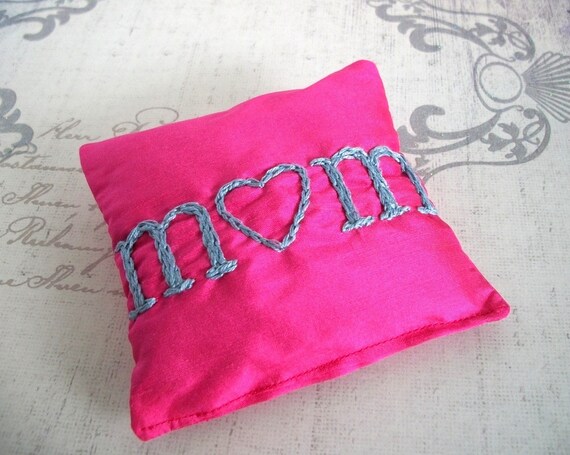 Lavender Sachet with Hand Embroidery by Dolce Dreams