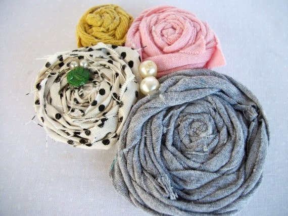 Rosette Statement Pin Brooch