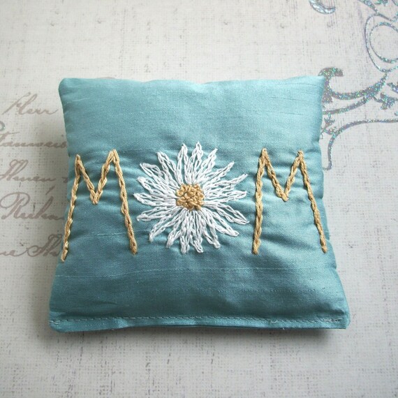 Lavender Sachet Hand Embroidered by Dolce Dreams