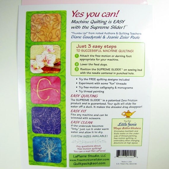 LaPeirre Studio Supreme Slider Free Motion Machine Quilting Mat