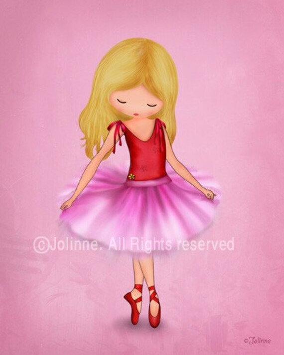 Girls room art prints, children wall art, baby nursery decor, pink, purple room decoration, kids poster , ballerina angel wall art