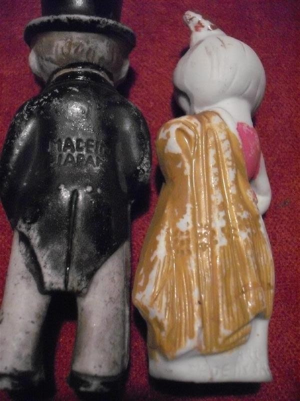 Groom And His Senorita - Set of Vintage Bisque Kewpie Dolls
