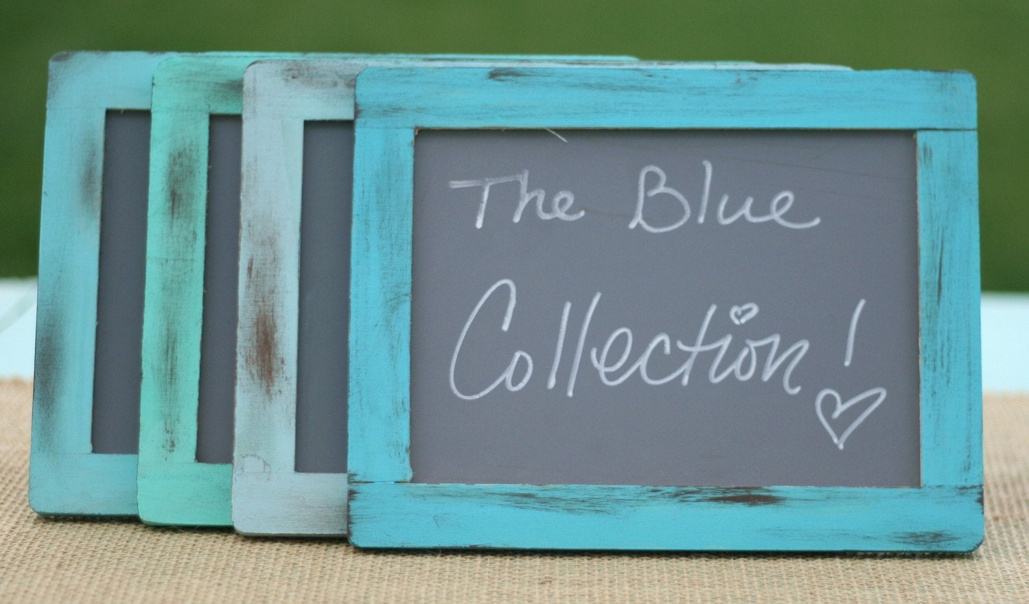 you pick the colors Set of 4 4x6 Chalkboard Frames Farmhouse Beach Cottage Chic Decor