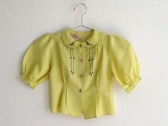 Little Charmer Girl's Yellow Shirt