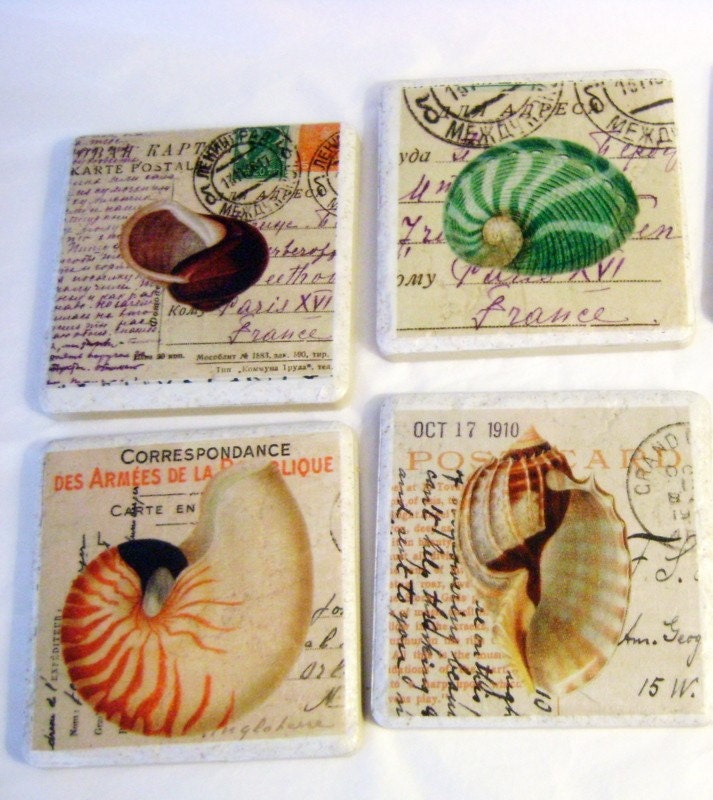 Seashell �� ����������� Vintage �������� ������ ��������� / ��������� ����� �� 4