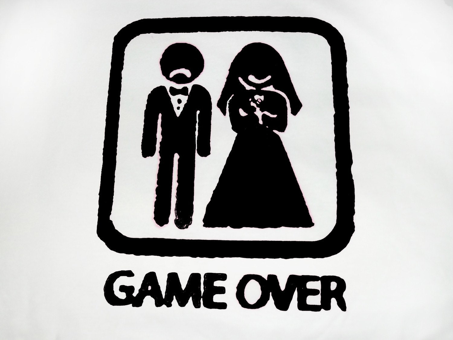Wedding Game Over Tshirt M L XL XXL From WiseDonkeyTees