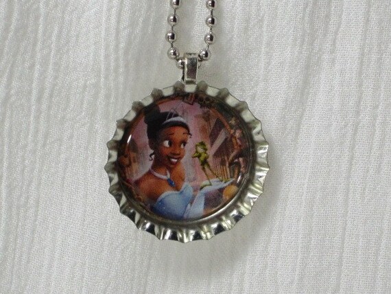 Bottlecap Necklace - The Princess and the Frog