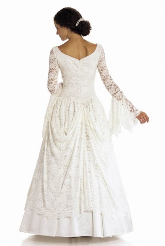 Ladies Burda Pattern 8198 Victorian Themed Wedding Dress or Ball Gown 
