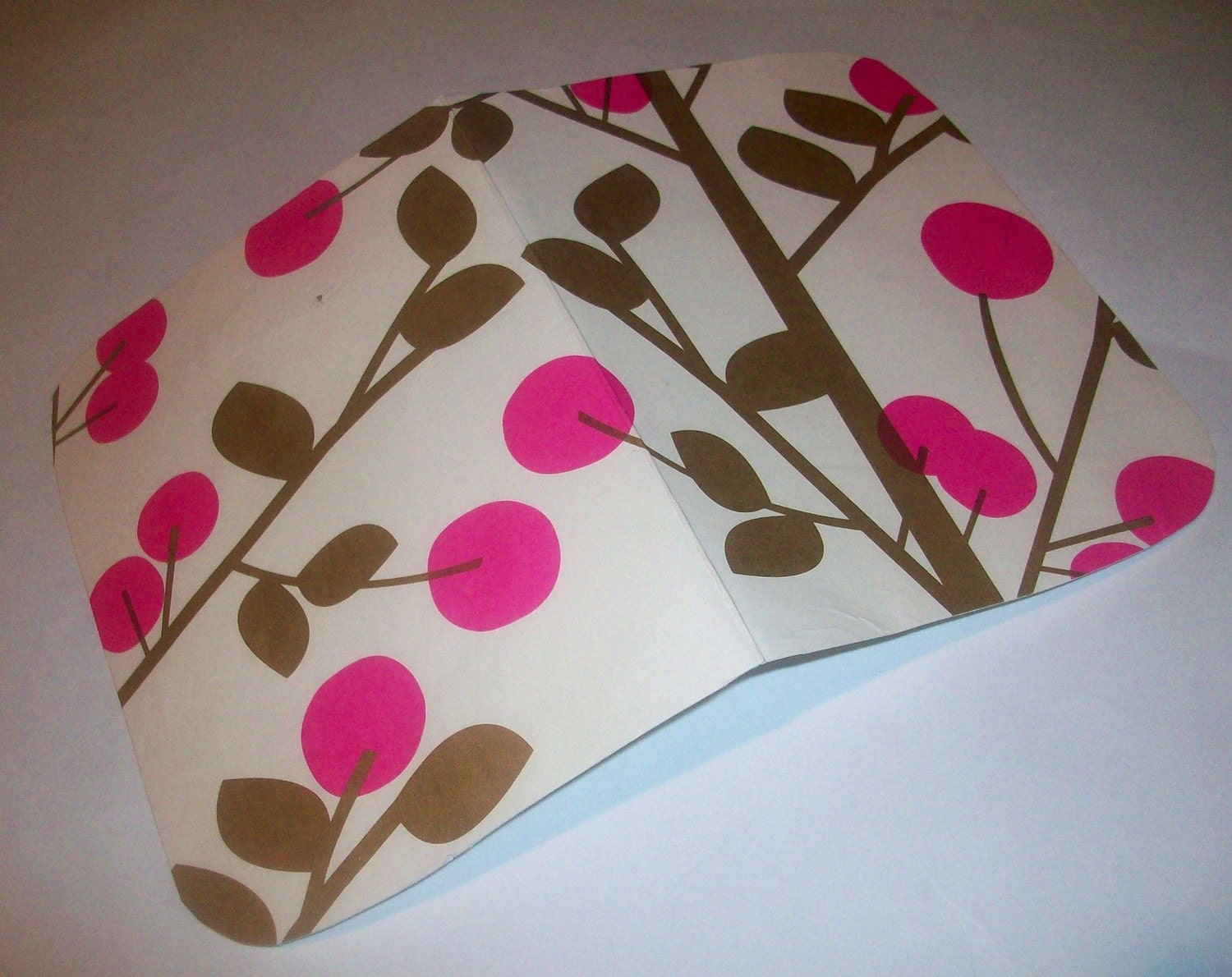 Rounded Pink Cherry Tree Greeting Card