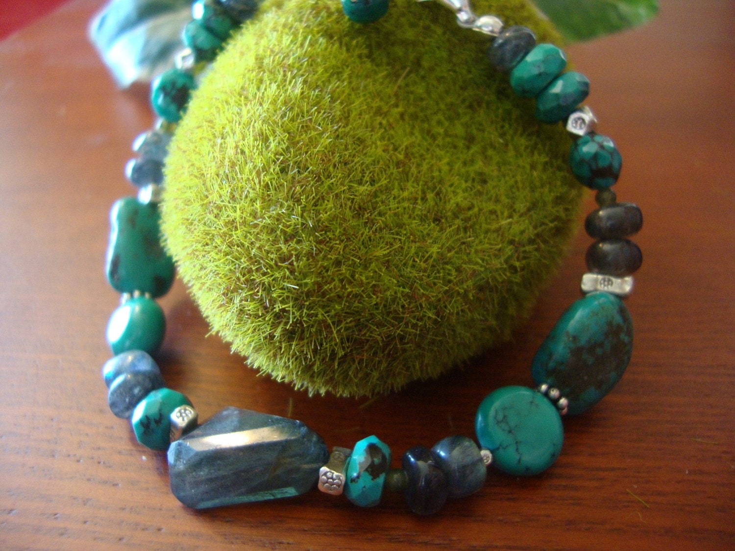Labradorite And Turquoise Bracelet Preview 4
