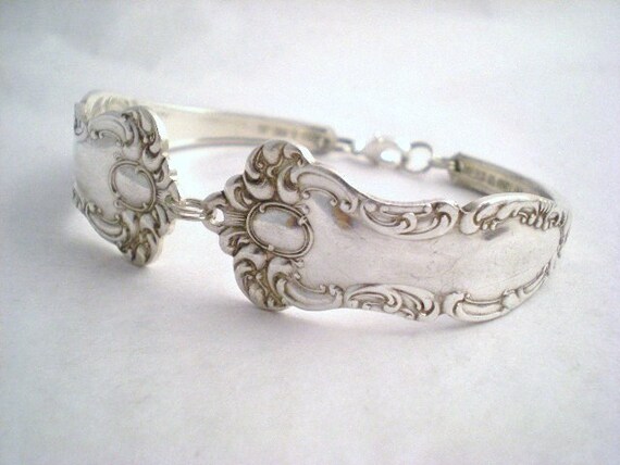 Antique Spoon Bracelet Silverware Jewelry Silver - OXFORD 1901