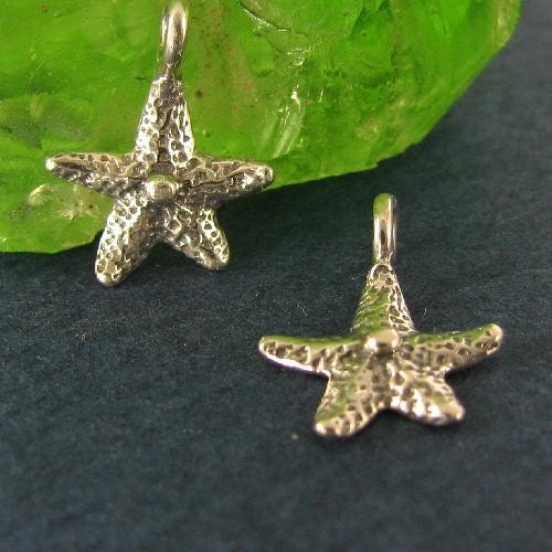 lil starfish charms Oakhill silver supply