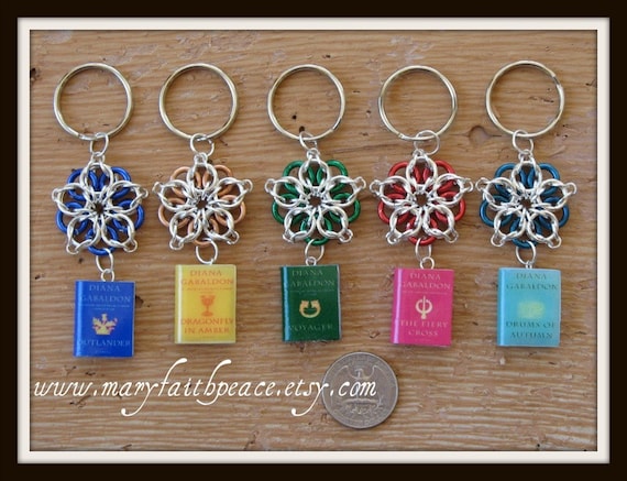 OUTLANDER Gabaldon Bookmark Keychain (Interchangeable)