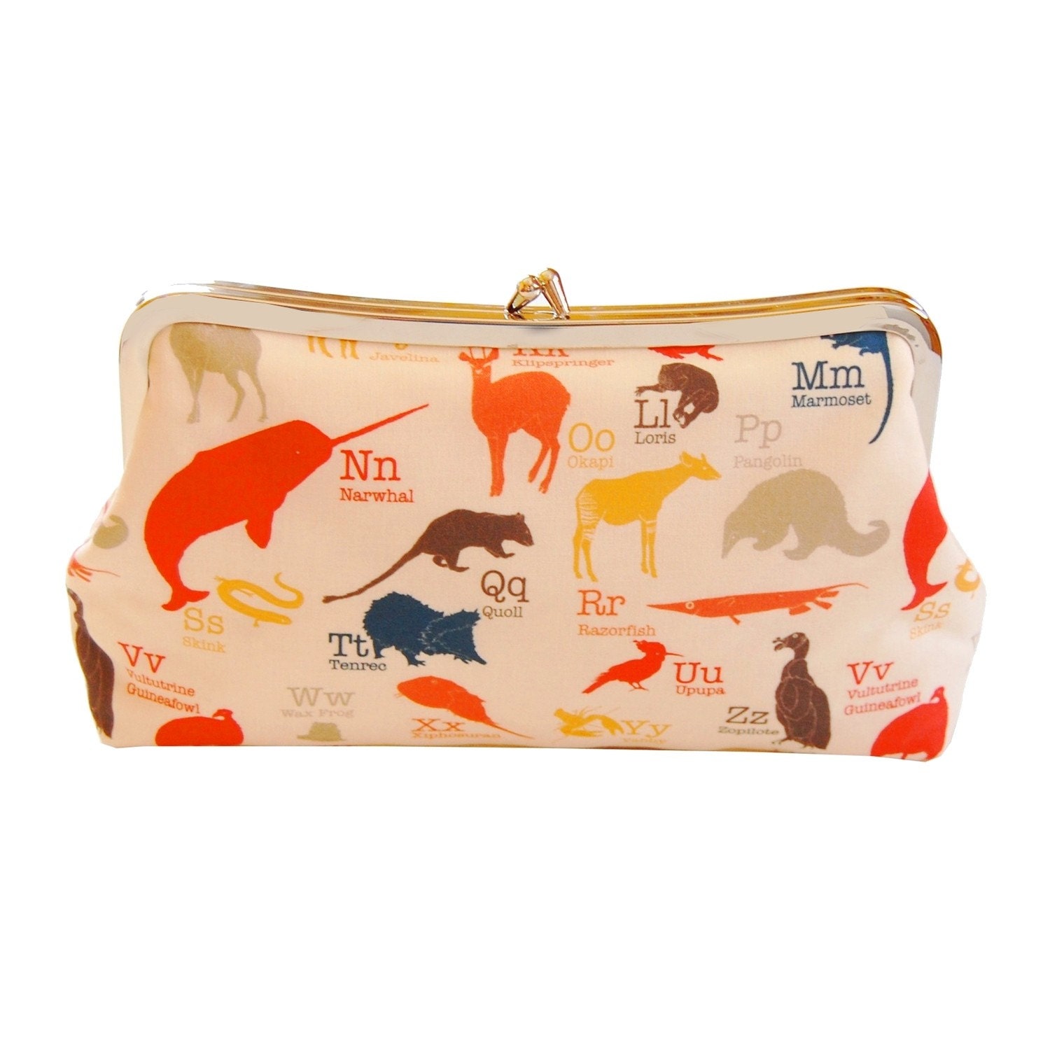 Obscure animals clutch purse