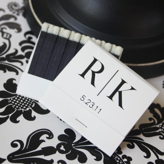 Printable Personalized Matchbook Design