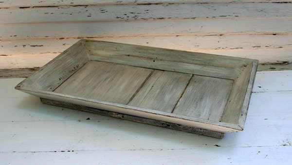 Madera de luna de miel grande inspirado en la bandeja para servir