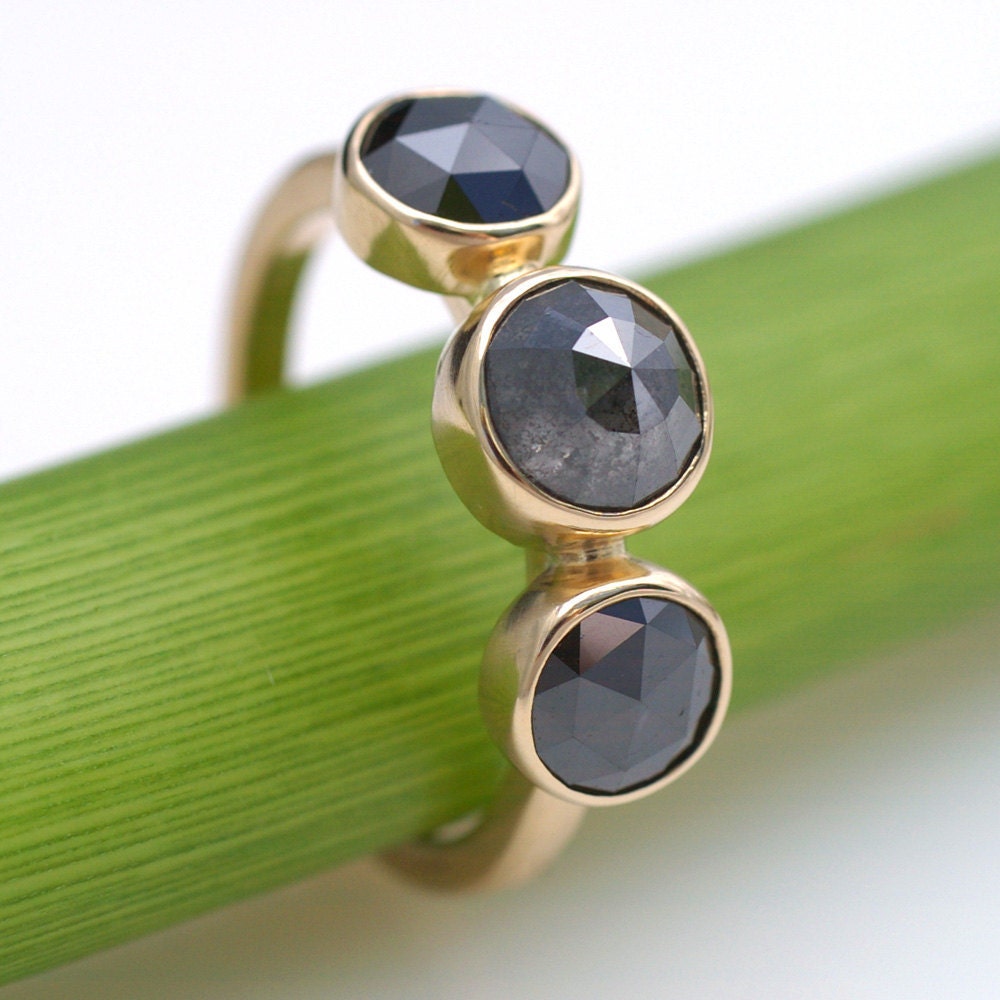Rose Cut Diamond Trio - One Of A Kind