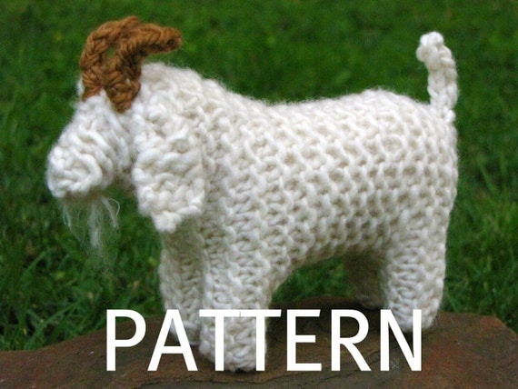 Goat Knitting Pattern (PDF)