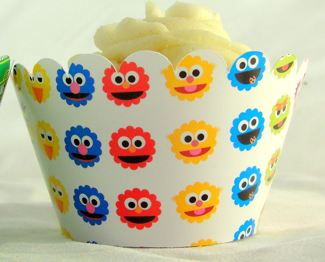 Sesame Street Cupcake Wrappers 2