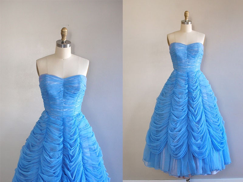 1950s party dress / 50s dress / The Morning Bell