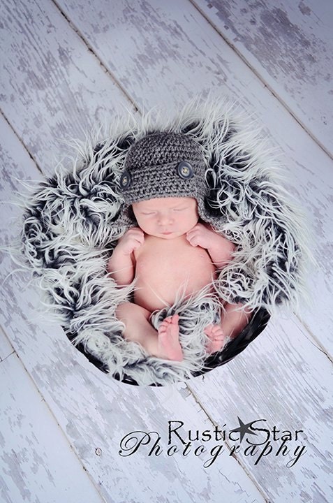 Newborn Aviator Hat