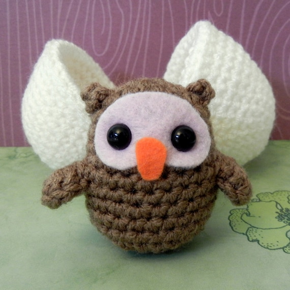 Crochet Pattern: Amigurumi Egg Babies, Owl Chick and Egg