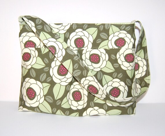 Pleated Bag Purse Thyme Bloom - Joel Dewberry Ginseng
