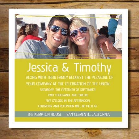Wedding Invitations with rsvp card From 2beUdesign