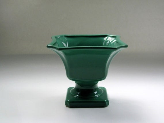 Vintage Jade Green Planter