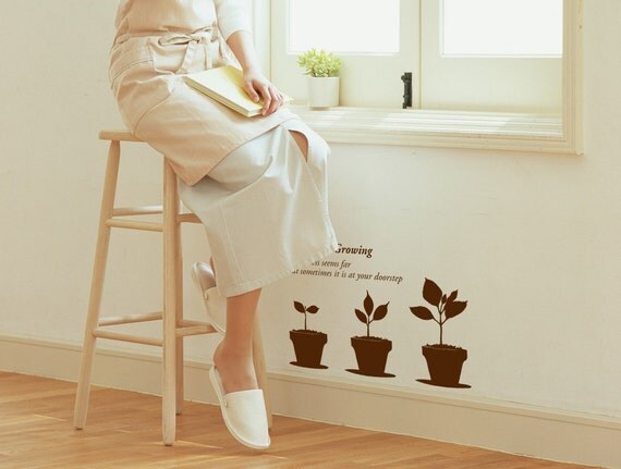 179 Wall Graphics - HAPPINESS GROWING