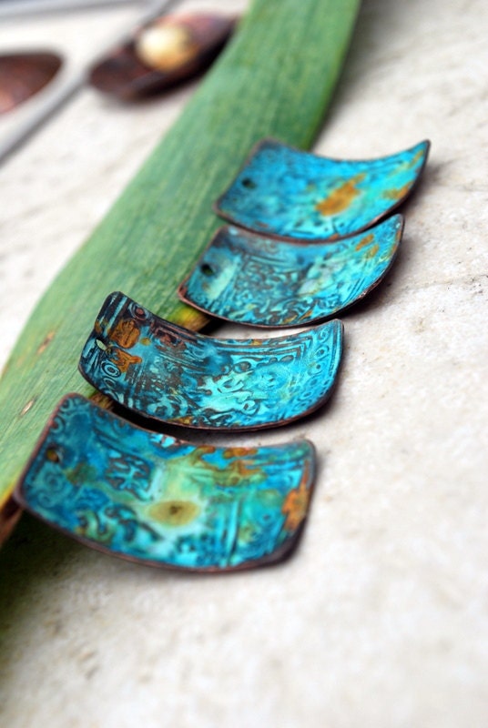 Patina copper from Melinda Orr Designs copper components