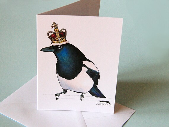 Magpie in Crown