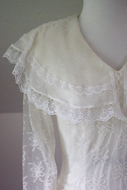 vintage wedding dresses sleeves lace hippie