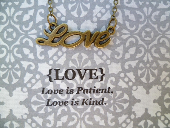 LOVE Charm Necklace