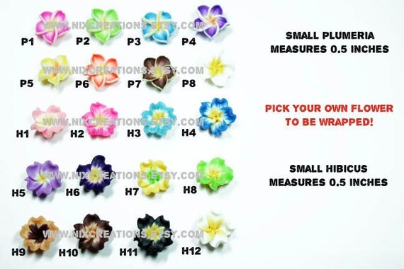 Made to Order - Design 12 - Aromatherapy Wire Wrapped  Polymer Clay Tropical Flower Bead PERFUME Pendant