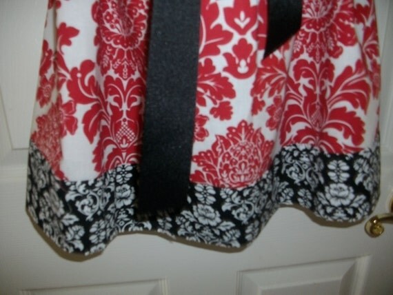 Sundress,Girls,Red Damask,Infant,Toddlers,Preteen